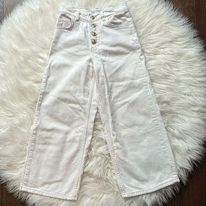 Zara Girls White Flare Jeans